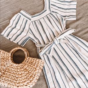 Striped Linen Dress